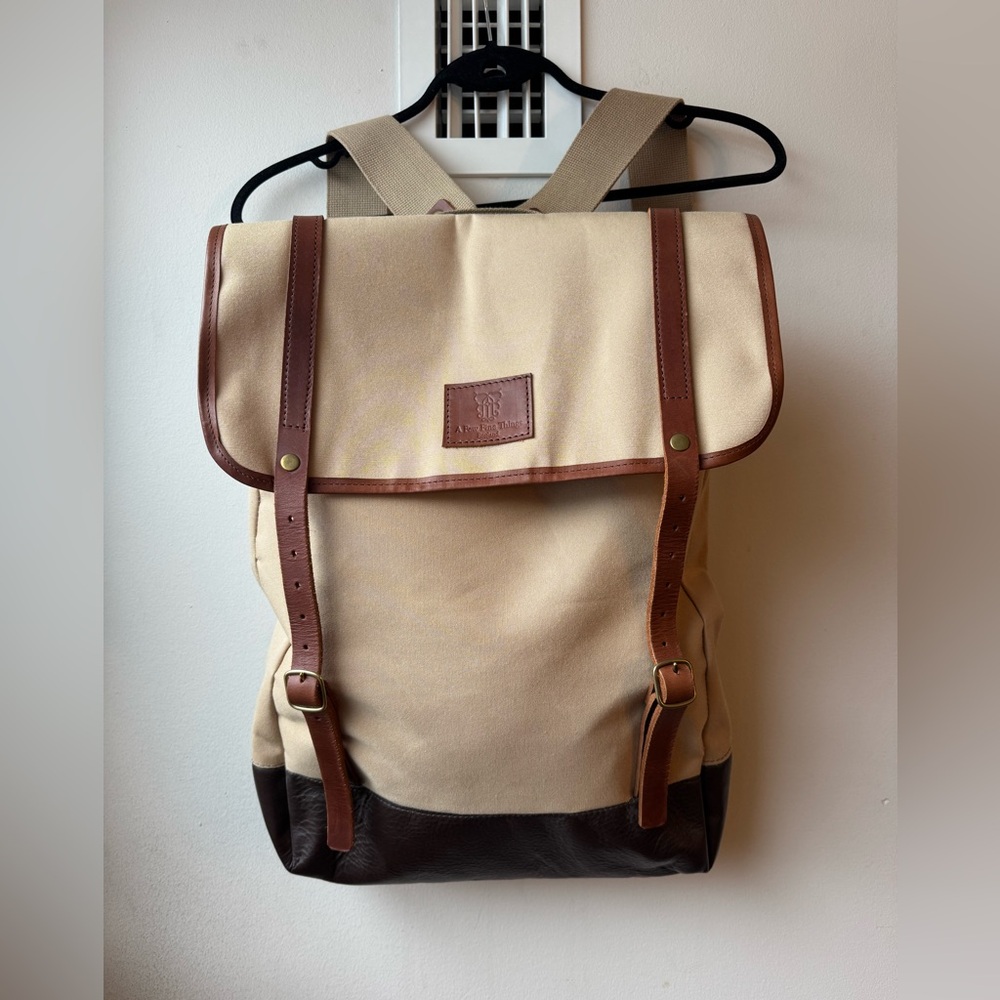 Leather & Canvas Rudsack Backpack - NWOT